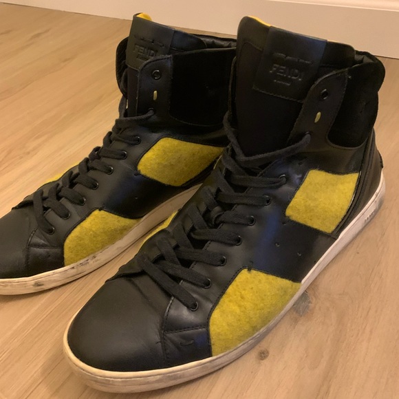 Fendi High Top Sneakers - Picture 2 of 8